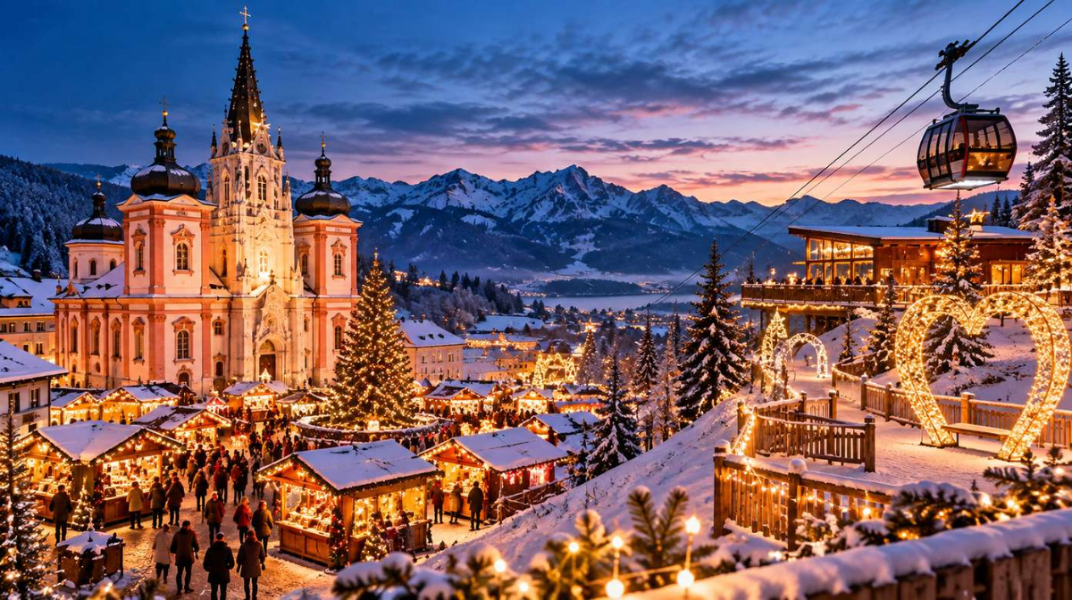 Advent Mariazellben – fényvarázs a Bürgeralpén